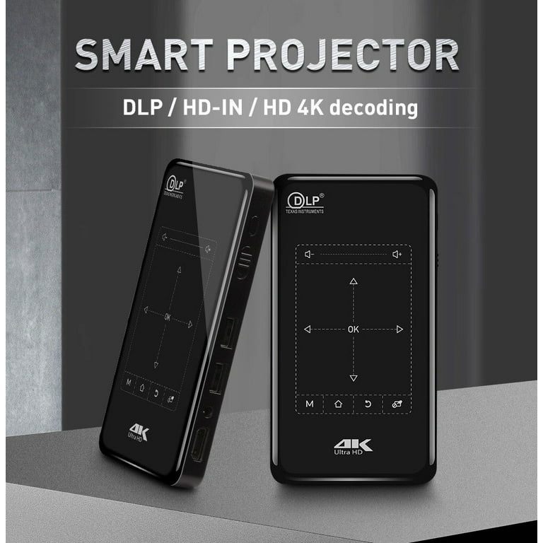4K 3D Full HD Smart DLP Mini Proyector LED Android WiFi 1080P Home Theater  HDMI