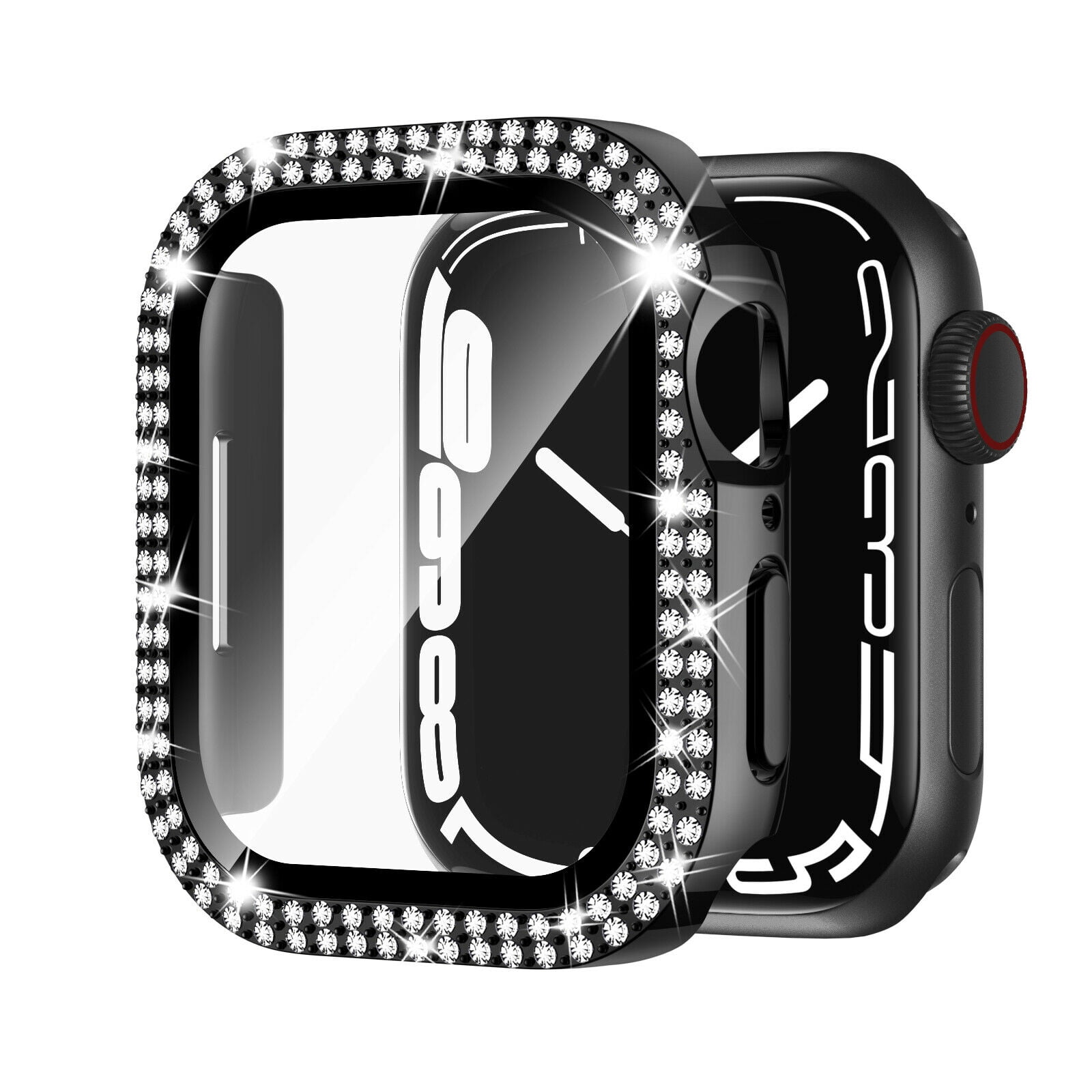 For Apple Watch Series 7 Case 41mm45mm Full Cover Apple Watch Series 7 Case Slim Hard PC