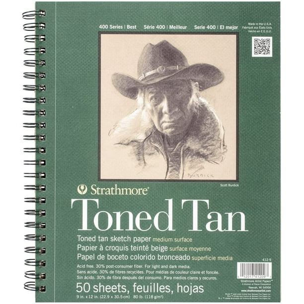 Cuaderno Dibujo Strathmore Toned Tan Bocetos 22.9x30.5cm 50h Strathmore Cuaderno Dibujo Strathmore Toned Tan Bocetos 22.9x30.5cm 50h
