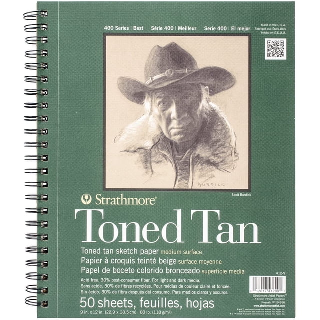 Cuaderno Dibujo Strathmore Toned Tan Bocetos 22.9x30.5cm 50h Strathmore Cuaderno Dibujo Strathmore Toned Tan Bocetos 22.9x30.5cm 50h