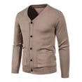 thumbnail image 1 of Suéter Cárdigan Moda De Hombre Abrigo Sweater Camisa De Lana, 1 of 8