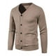thumbnail image 1 of Suéter Cárdigan Moda De Hombre Abrigo Sweater Camisa De Lana, 1 of 8