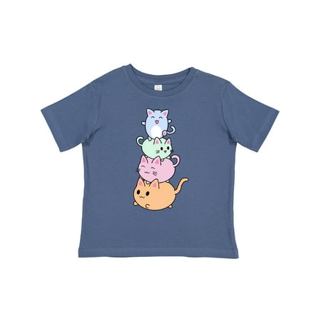 

Inktastic Kawaii Kitten Stack Gift Toddler Boy or Toddler Girl T-Shirt