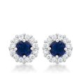 thumbnail image 1 of Bella Bridal Earrings In Blue, 1 of 1