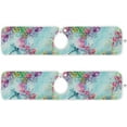 thumbnail image 2 of Spring Summer Dragonfly Floral 2PCS Faucet Absorbent Mat Kitchen Faucet Sink Splash Guard Microfiber Cloth Faucet Splash Catcher Water Absorbent Mat Behind Faucet, Faucet Mat for Kitchen Sink 30x5in, 2 of 7