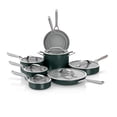 thumbnail image 1 of Set de utensilios de cocina Ninja NeverStick Ceramic Pro, 14 piezas, color verde, 1 of 9