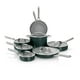 thumbnail image 1 of Set de utensilios de cocina Ninja NeverStick Ceramic Pro, 14 piezas, color verde, 1 of 9