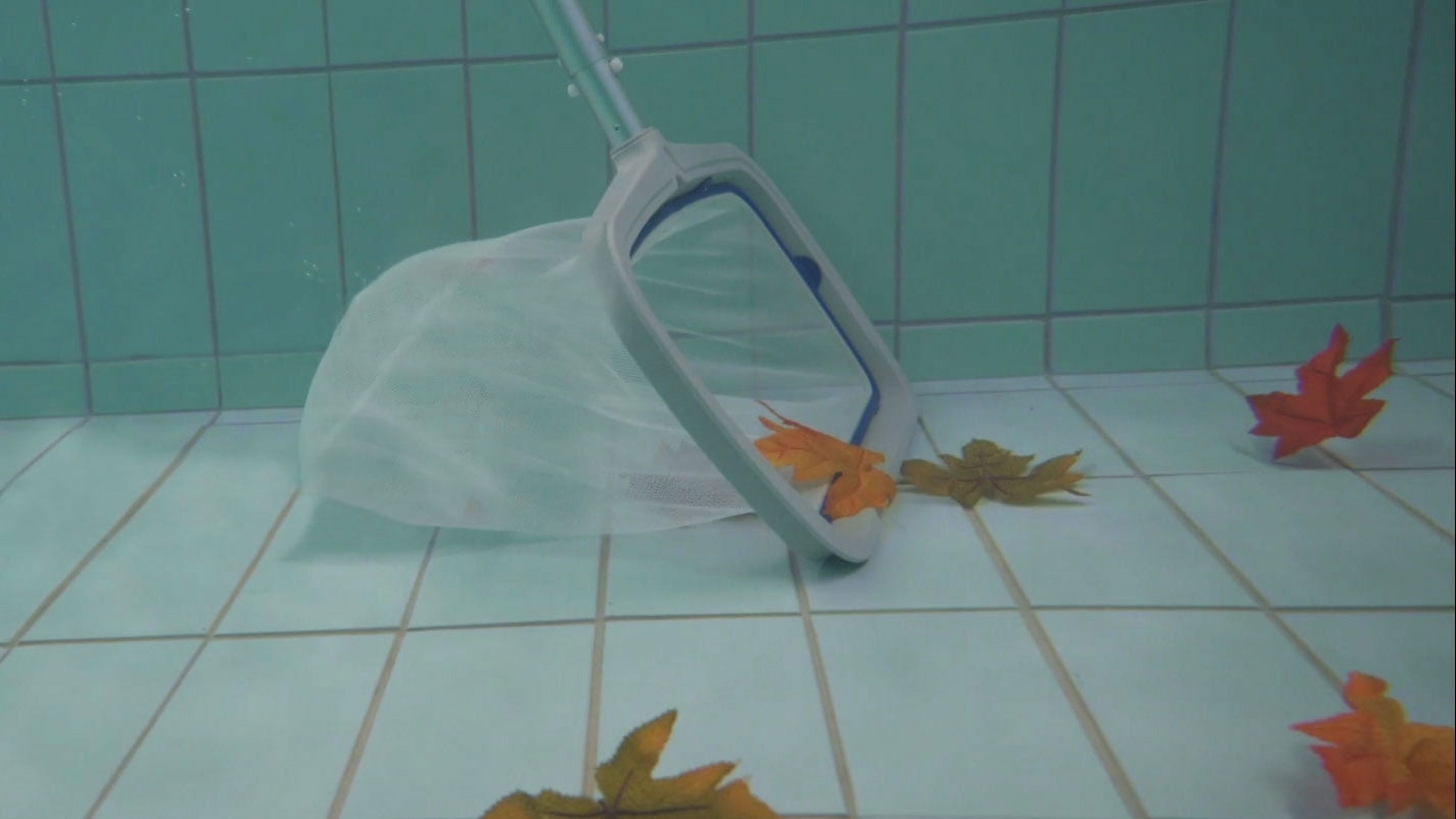 Mainstays Plastic Combo Pool Leaf Rake & Skimmer - 18" x 20" x 2"