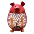 thumbnail image 2 of Vintage Money Coin Bank, Metal Piggy Bank Sturdy Surface Baking Paint Treatment Colorfast Compact Decorative  for Home, 2 of 7
