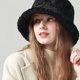 thumbnail image 4 of Guardurnaity Sombrero de cubo de piel sintética borrosa de invierno para mujer de ajuste Universal duradero y suave sombrero de cubo cálido de Sombreros, 4 of 6