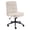 Beige, variant on Ktaxon Mid Back Armless Office Chair, Linen Blend Desk Chair, Swivel Reading Chair for Home Office, Bedroom Black