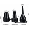 thumbnail image 4 of 3 Size Air Pump Nozzles, Plastic Replacement Nozzles for Inflatable Mattress Pool Bounce Houses, Inflator Adapters Accessories, 4 of 6