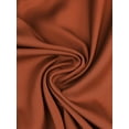 thumbnail image 5 of INSPIRE CHIC Blouse en Satin pour Femmes Manches Longues Mode Col Pointu Chemise Boutonnée 2TG Café, 5 of 5