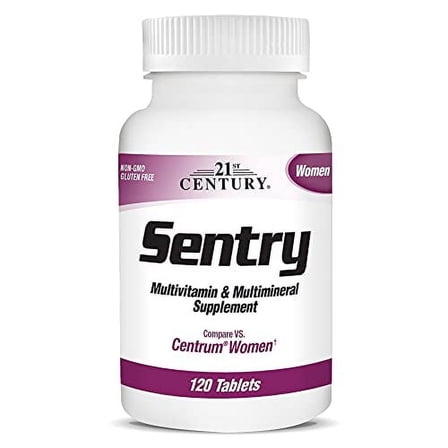 21st Century Sentry Women Multivitamin Tablets, 120 Count