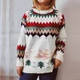 thumbnail image 2 of Suéteres navideños Suéter de mujer Suéter de Navidad de Año Nuevo Suéteres gruesos Ropa femenina Prendas de punto para mujer Tops 2023, 2 of 4