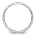thumbnail image 2 of Platinum 4mm Half Round Wedding Band Size 11, 2 of 5