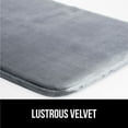 thumbnail image 4 of GORILLA GRIP Memory Foam Bath Rug, Machine Washable, Bath Rugs for Bathroom Floor, 24x17 Mat, Graphite Gray, 4 of 8