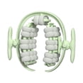 thumbnail image 4 of Rodillo de masaje de 40 ruedas, rodillo para piernas, portátil, de mano, con abrazadera para piernas, práctico para fascia Verde claro, 4 of 8