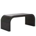thumbnail image 4 of Safavieh Liasonya Modern Curved Wood Coffee Table, Black, 4 of 10