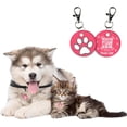 thumbnail image 2 of tag8 QR Code ID Tag for Dogs & Cats, Real-Time Scan Alerts, Online Pet Info Access, No Subscription or Fees, Durable Pet Tag for Collars - Pink, 2 of 3