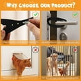 thumbnail image 3 of 2pcs Cat Door Holder Latch,flex Latch Cat Door Stopper With Adjustable Strap,cat Door Alternative To Keep Dogs Out, 3 of 3