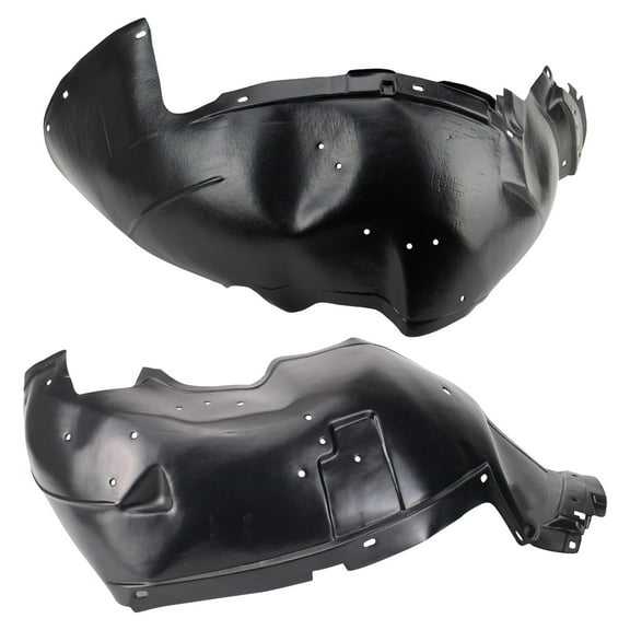 TRQ Front Inner Fender Liner Set Fits 2003-2007 Chevrolet 2003-2007 GMC BDA14650