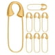 thumbnail image 1 of alfileres de seguridad grandes, broches decorativos para manualidades, bisutería, chal, camisa, etc., 1 of 6