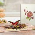 thumbnail image 2 of Butterflies in Nature Pop Up Card - 3D Butterfly Card for Wife, Husband, Girlfriend, Mom, Dad, Mother, Father (Birthday Card, Get Well, Thank You, Anniversary), 2 of 2