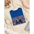 thumbnail image 3 of Vintage Colorful Rock Art Shaped T-Shirt Women -Image by Shutterstock, Female XX-Large, 3 of 4