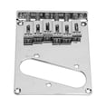 thumbnail image 1 of Fixed Guitar Bridge, 5 Mounting Holes Metal Saddle Bridges Lightweight Scratch   For TL Electric Guitars, 1 of 8