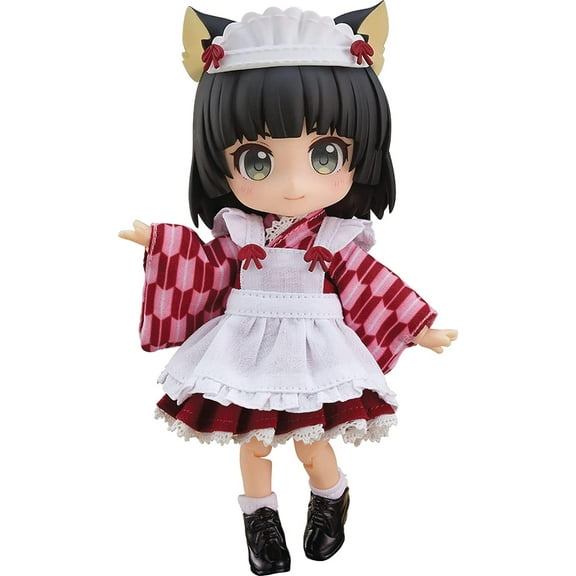 Good Smile Nendoroid Doll: Catgirl Maid Sakura Action Figure, Multicolor