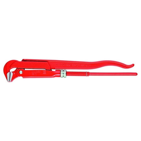 KNIPEX Tools 83 10 010, 12 3/8-Inch Swedish Pattern Pipe Wrench 90-Degree