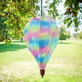 thumbnail image 4 of In the Breeze 0976 — Striped Iridescent 10 Panel Hot Air Balloon — Colorful Mylar Wind Spinner for Yards and Gardens, 4 of 4