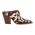 thumbnail image 2 of XYD Women Pointed Close Toe Slip-on Clog Mules Braided Trim Chunky Block Heel Slide Casual Dressy Shoes Size 9.5 Cow, 2 of 4