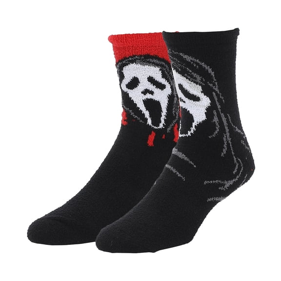 Ghostface Mask & Blood Women's Chenille Crew Socks
