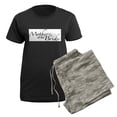 thumbnail image 5 of CafePress - Mother Of The Bride (Wedding) Women's Dark Pajamas - Women's Short Sleeve Print T-Shirt and Pants Dark Cotton Pajama Set, 5 of 7