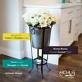 thumbnail image 5 of Achla Designs Tulip Plant Stand Without Insert, 28 Inch Tall, Roman Bronze Powder Coat Finish, 5 of 5
