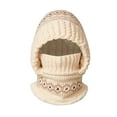 thumbnail image 6 of KANG Winter Knitted Hat With Scarf For Warm Fleece Lined Ear Trapper Cap Cold Weather With Neck For Outdoor Activities Beige One Size, 6 of 6