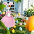 thumbnail image 5 of 3pcs Easter Goose Outfits for 23" Lawn Goose Statue Clothes,Easter 4th of July Hat Tutu Skirt Costume, 5 of 8