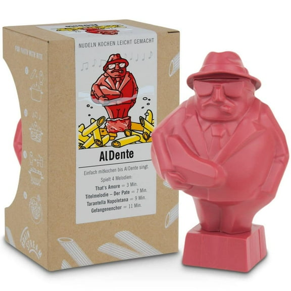 Brainstream Al Dente Singing Floating Pasta Timer, Red