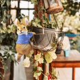 thumbnail image 4 of Resin Miniature Garden Statues - Hanging Decoration, Blue Rabbit, 4 of 5
