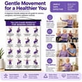 Tai Chi Chair Workout Chart 15.7x9.4in Seated Exercise Poster for