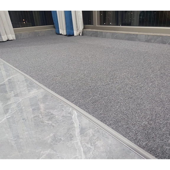 Rubber Carpet Transition Strip Carpet Edge Trim Strip Gray Flexible Edge Binding Bars for mat/Doormat/Rugs/Runner Packing Tape self-Adhesive Seal Waterproof Weatherproof (Camel 400cm (13ft))