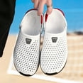 thumbnail image 7 of HXWCHs Men's Casual Beach Flip Flop Sandals Hollow Out Unisex Rain Shoes for Outdoor Comfort White 45, 7 of 7