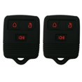 thumbnail image 1 of 2 Pcs Coolbestda Protecteur de Clé Intelligent en Caoutchouc 3 Boutons Étui de Protection pour Ford F150 F250 F350 Explorer Ranger Escape Expedition, 1 of 10
