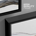 thumbnail image 4 of wall26 Framed Canvas Print Wall Art Set Gold Black Pastel Paint Stroke Mountain Range Nature Abstract Illustrations Modern Art Rustic Landscape for Living Room, Bedroom, Office - 16"x24"x3, 4 of 5