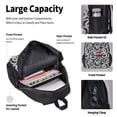thumbnail image 4 of Disketp Snake Mochila Estampada de Gran Capacidad con Lonchera y Estuche, Set de 3 Piezas para Estudiantes, 4 of 7