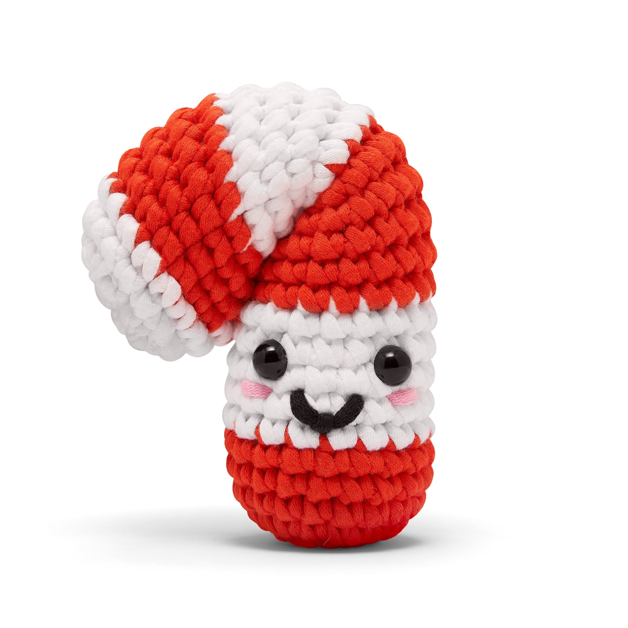 (2 pack) The Woobles Beginner Crochet Amigurumi Kits - Peppi the Candy Cane