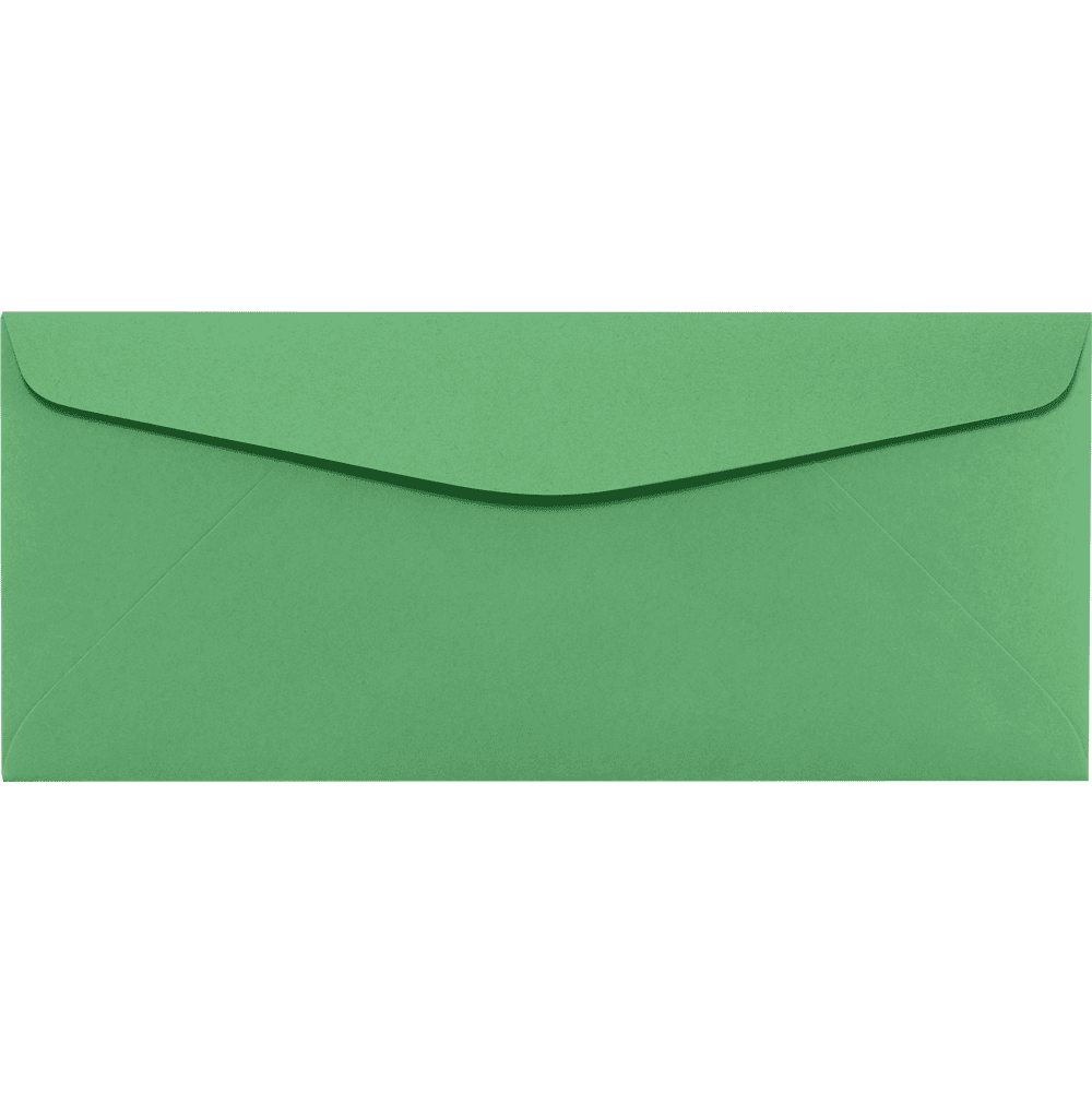 LUXPaper #10 Regular Envelopes, 4 1/8 x 9 1/2, Bright Green, 1000/Pack