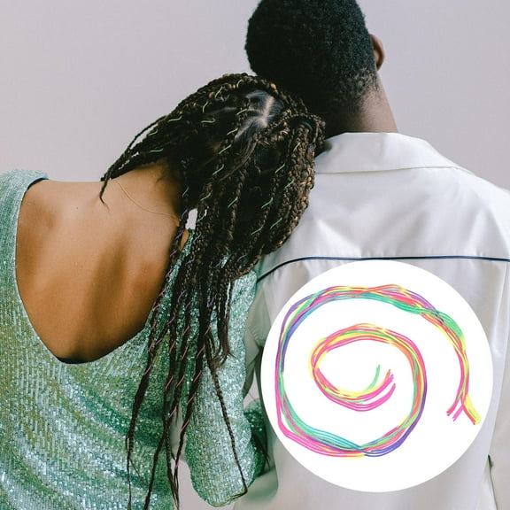 ULTNICE 30Pcs Colorful Rope Hair Braid String Fabric Assorted Colors for Dating